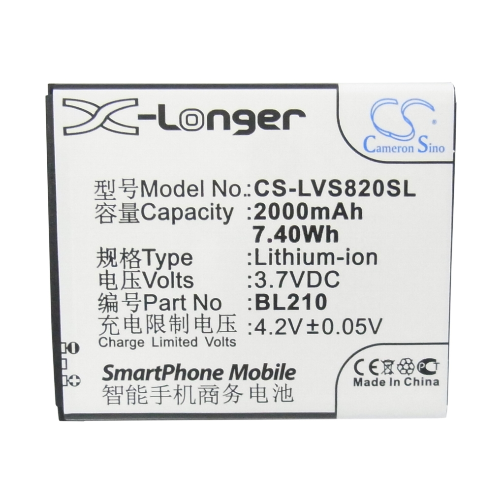 Batterie de téléphone portable Lenovo A658T