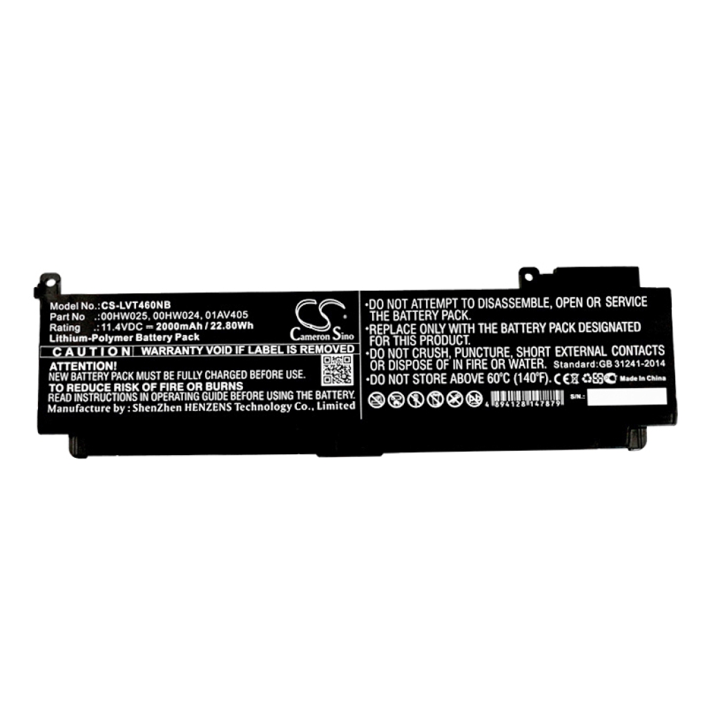 Battery Replaces 01AV462