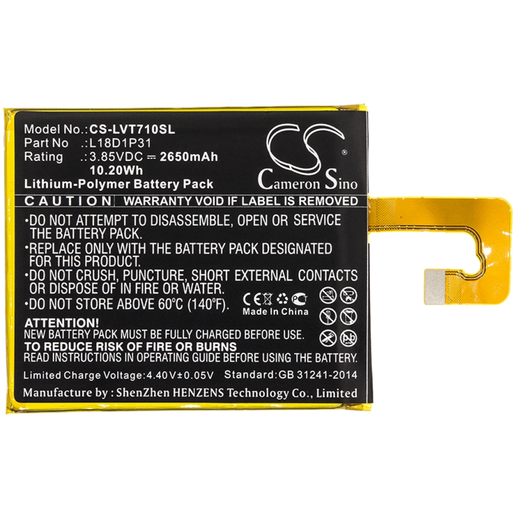 Batteries Remplace L18D1P31