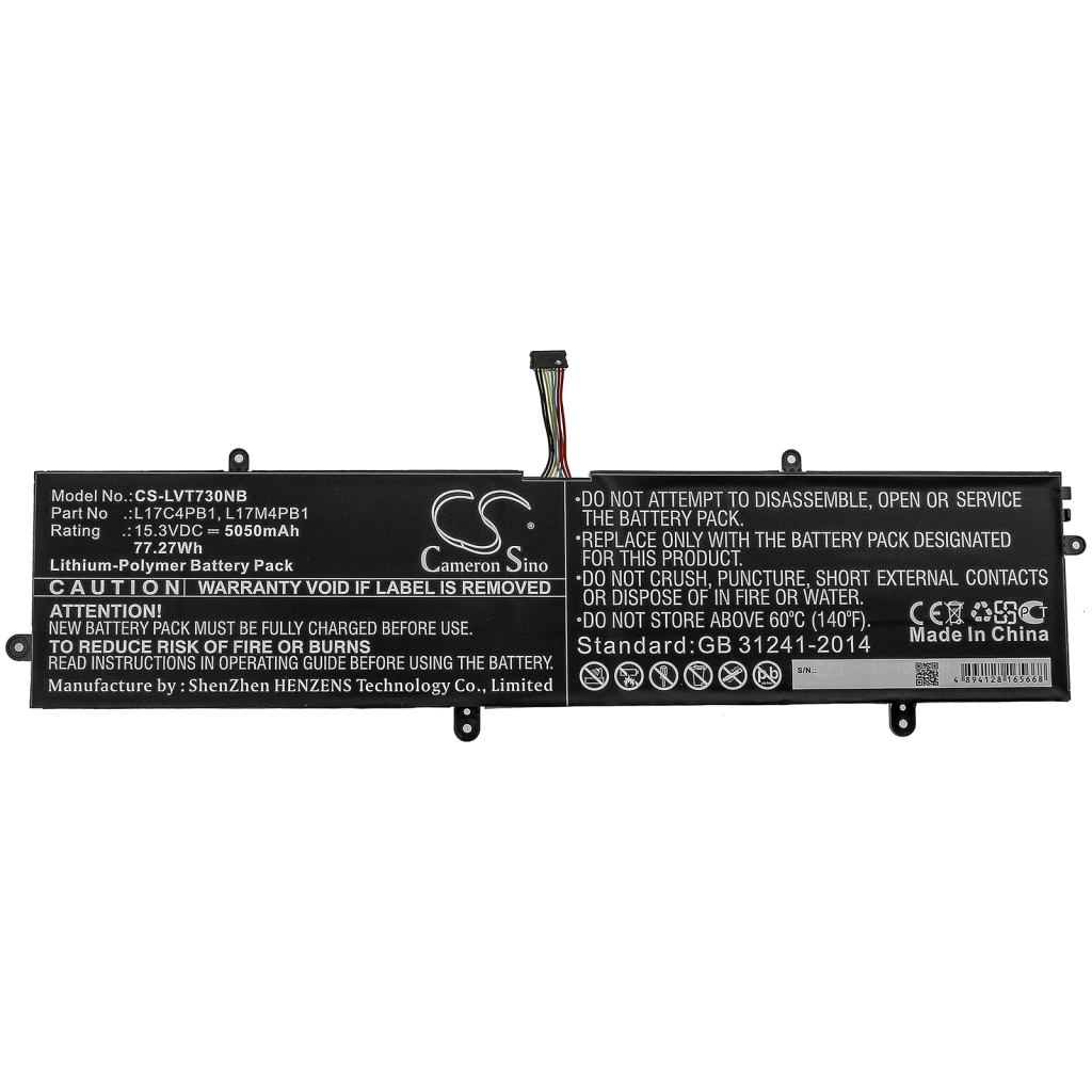 Battery Replaces L17C4PB1