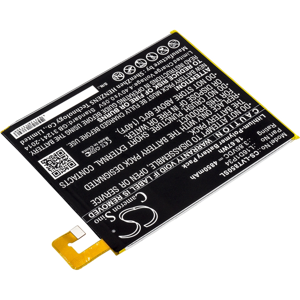 Compatible battery replacement for LENOVO L16D1P34