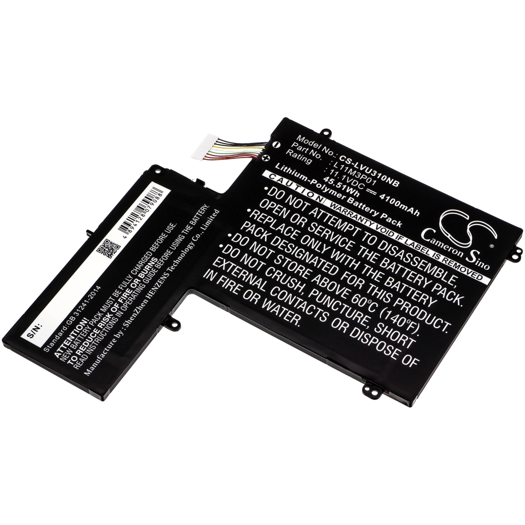 Compatible battery replacement for LENOVO L11M3P01