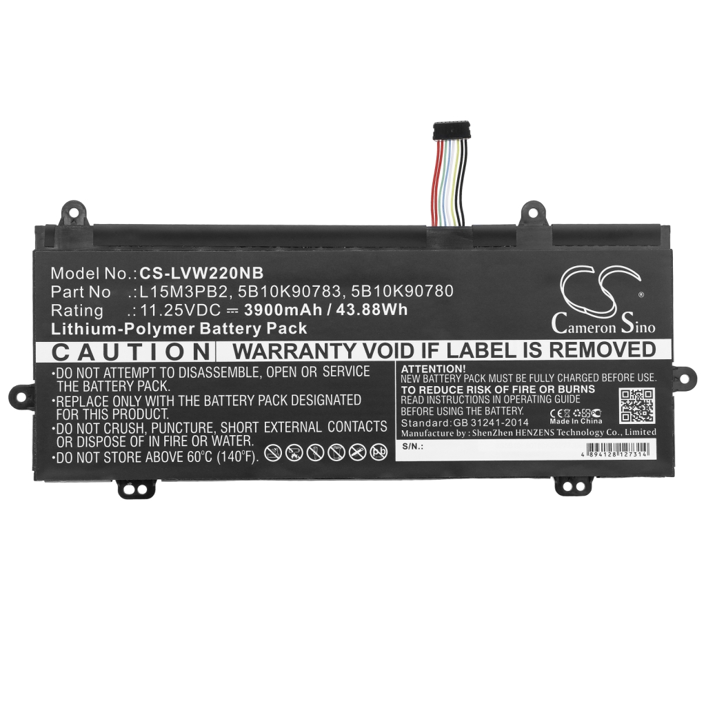 Batterie pour ordinateur portable Lenovo CS-LVW220NB