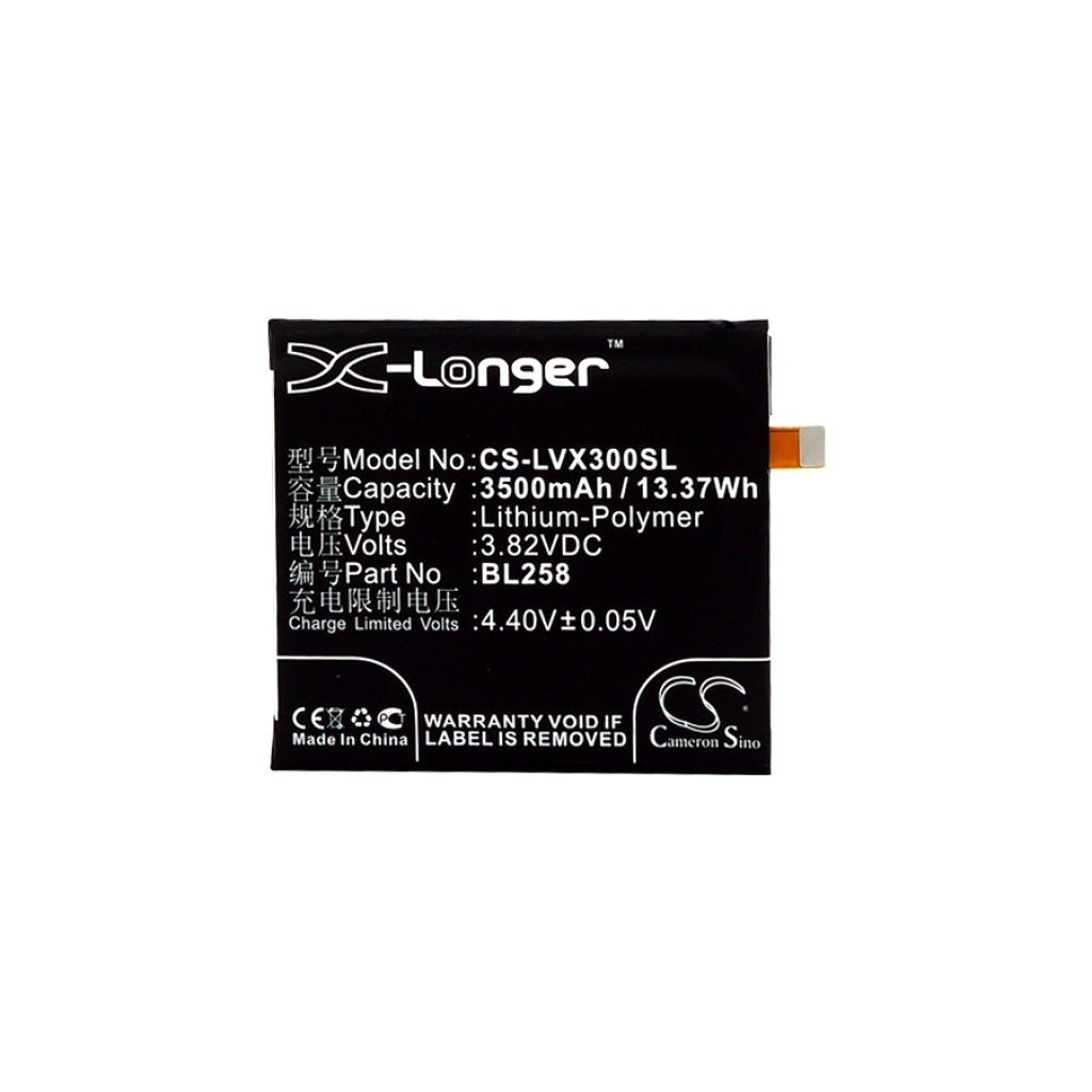 Compatible battery replacement for LENOVO BL258