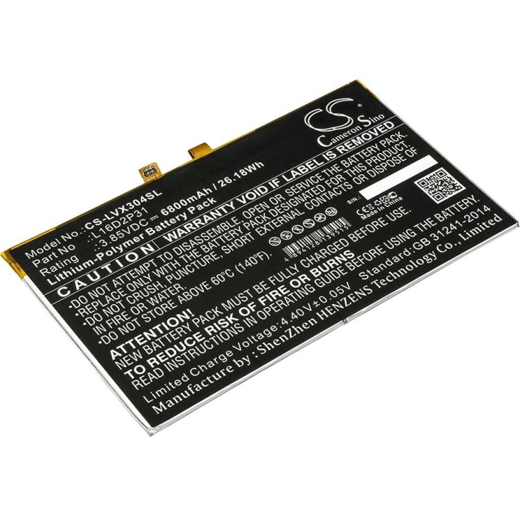 Tablette Batterie Lenovo CS-LVX304SL