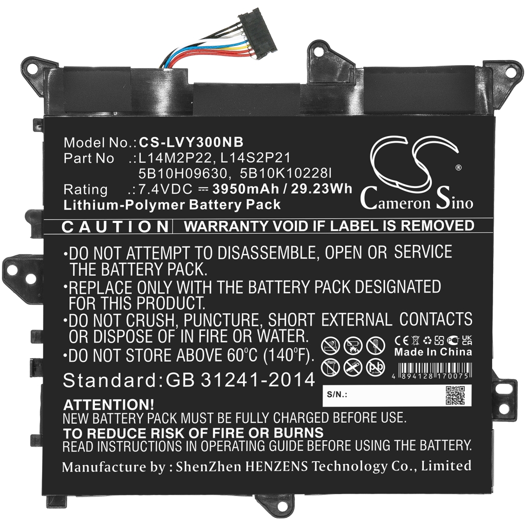 Batteries Remplace L14M2P22