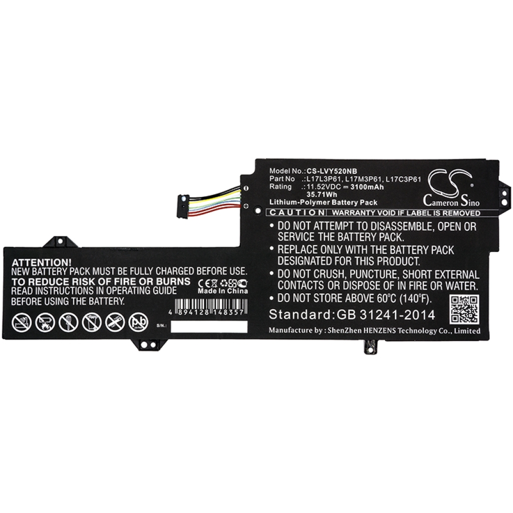 Batterie pour ordinateur portable Lenovo CS-LVY520NB