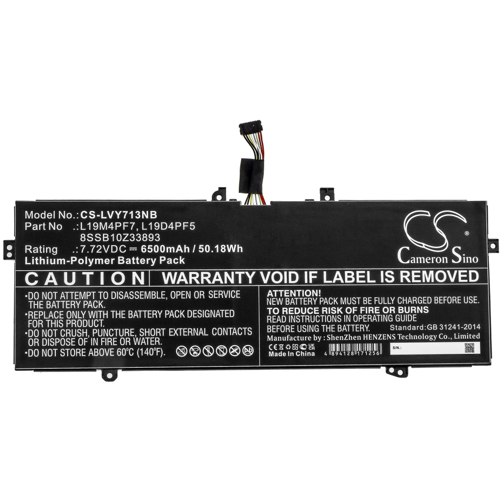 Batterie pour ordinateur portable Lenovo CS-LVY713NB