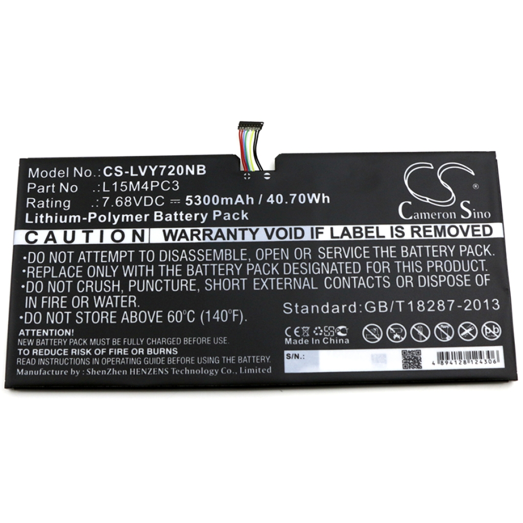 Batterie pour ordinateur portable Lenovo CS-LVY720NB