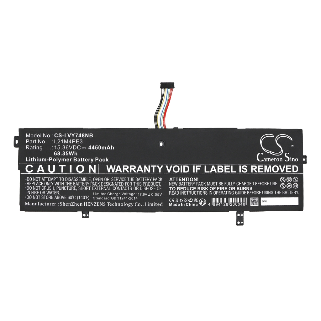 Batterie pour ordinateur portable Lenovo CS-LVY748NB