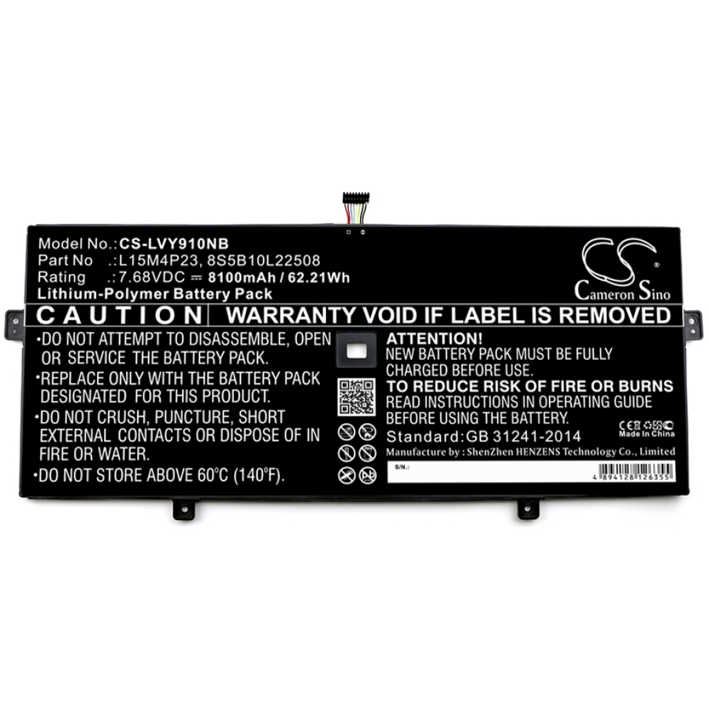 Batterie pour ordinateur portable Lenovo CS-LVY910NB