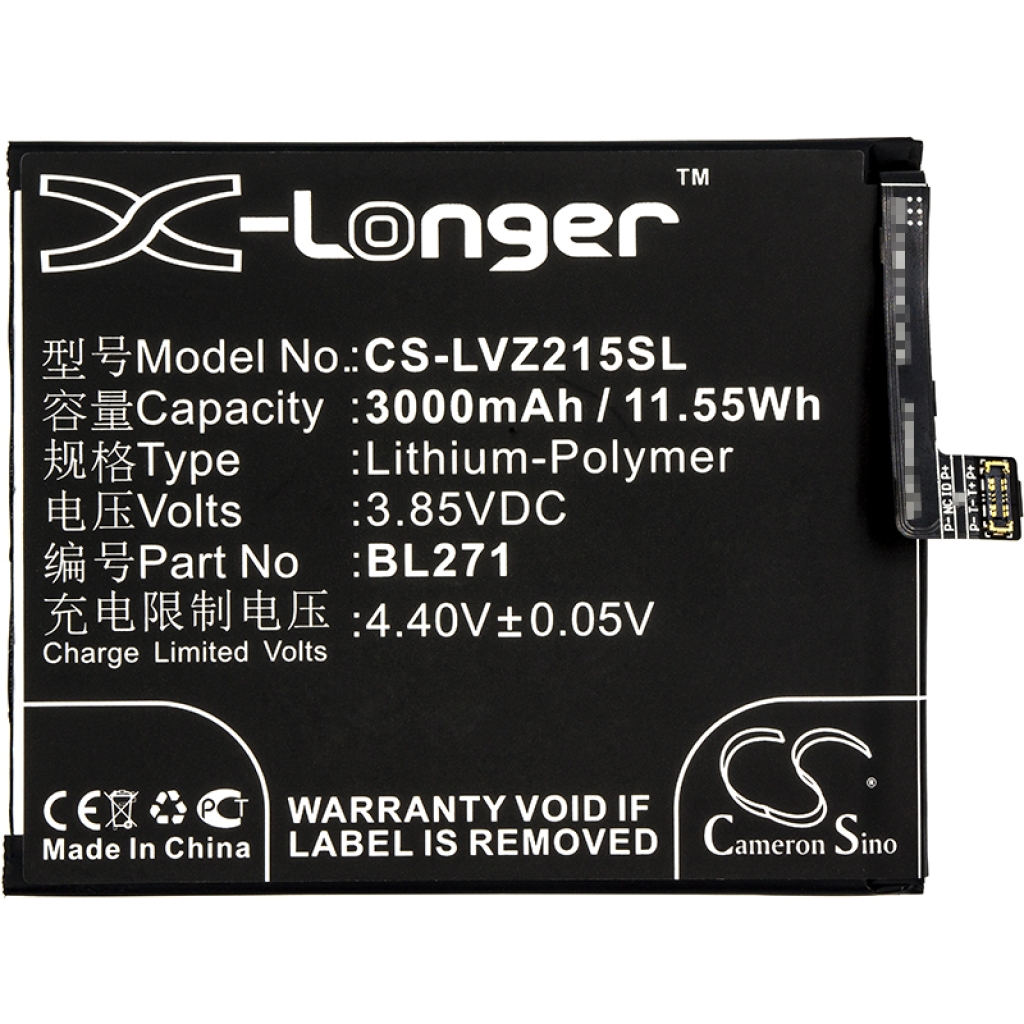 Compatible battery replacement for LENOVO BL271