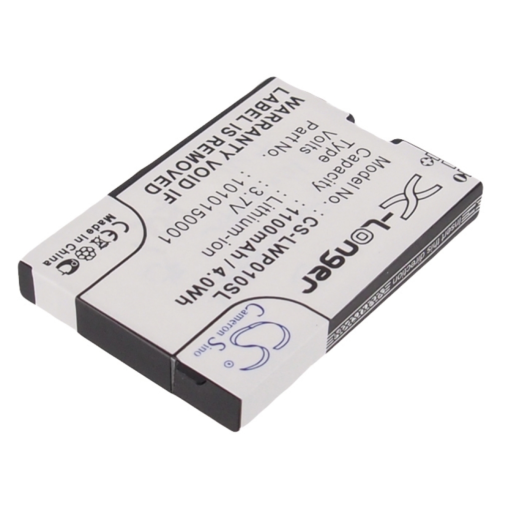 Compatible battery replacement for LOCKTEC 1010150001