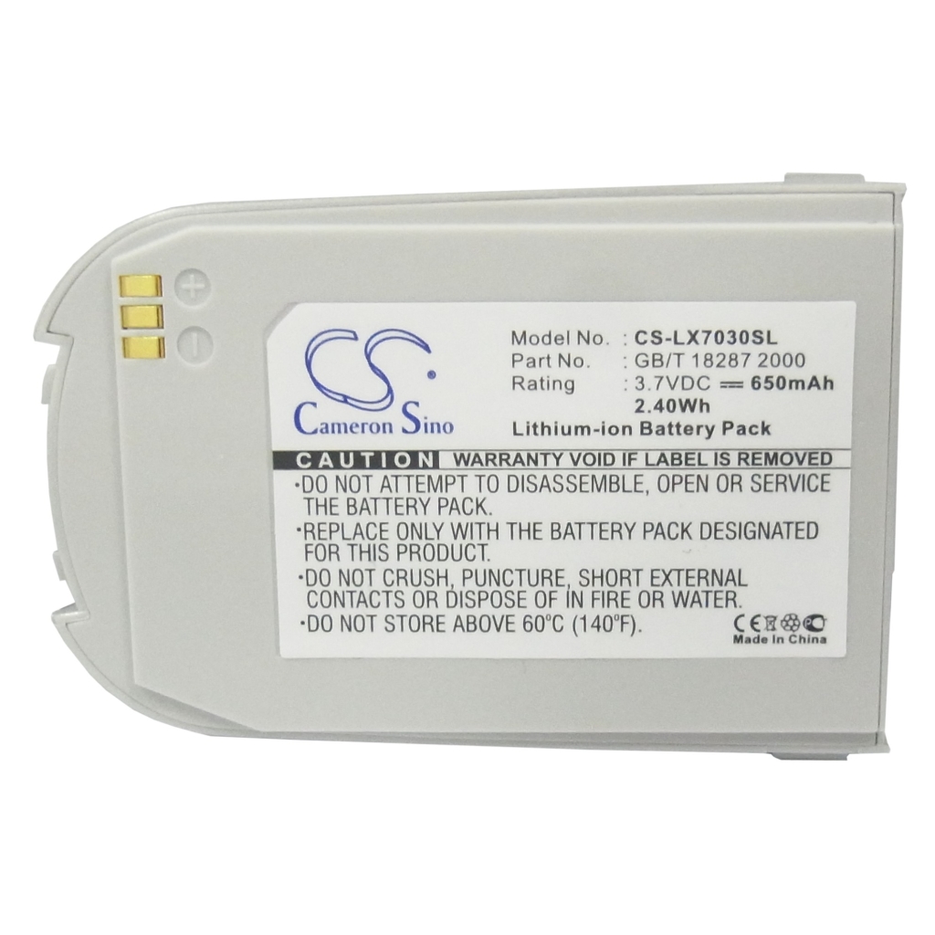 Compatible battery replacement for LG