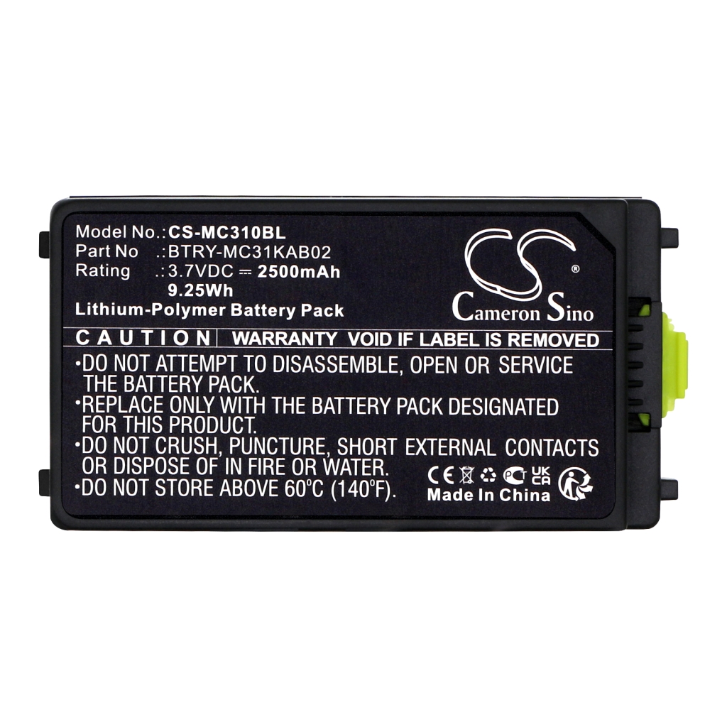 Code à barres, Scanner Batterie du scanner Symbol MC3190-G13H02E0