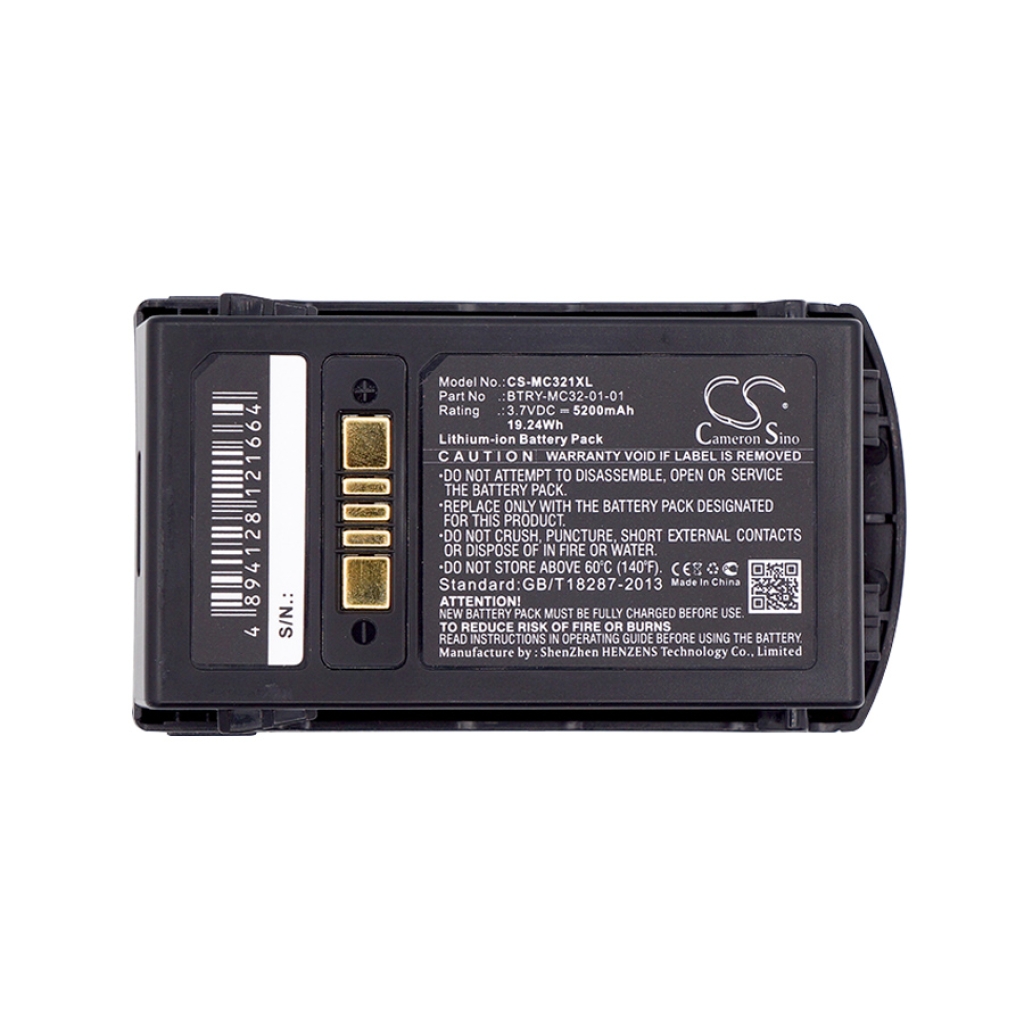 BarCode, Scanner Battery Zebra MC32N0-S