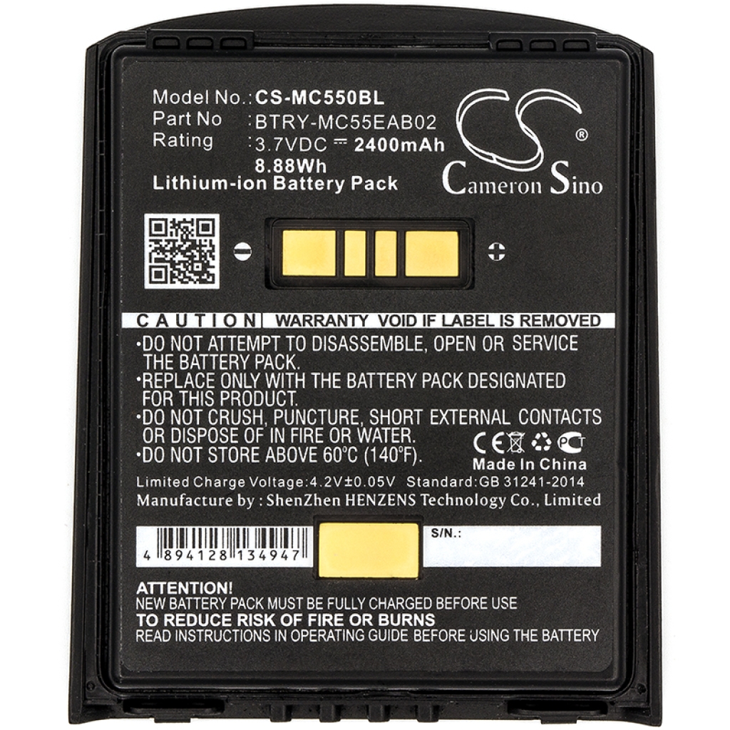 BarCode, Scanner Battery Symbol MC65