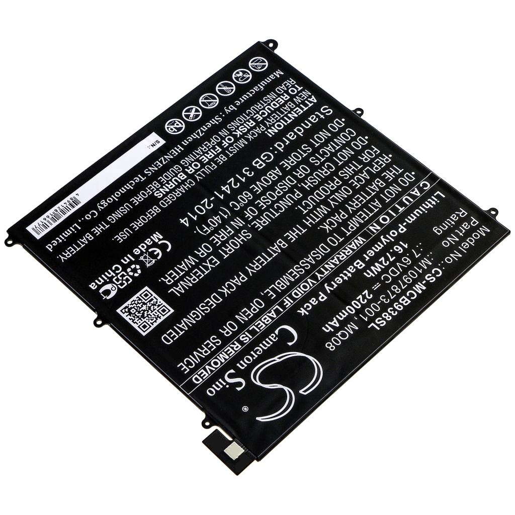 Tablette Batterie Microsoft CS-MCB938SL