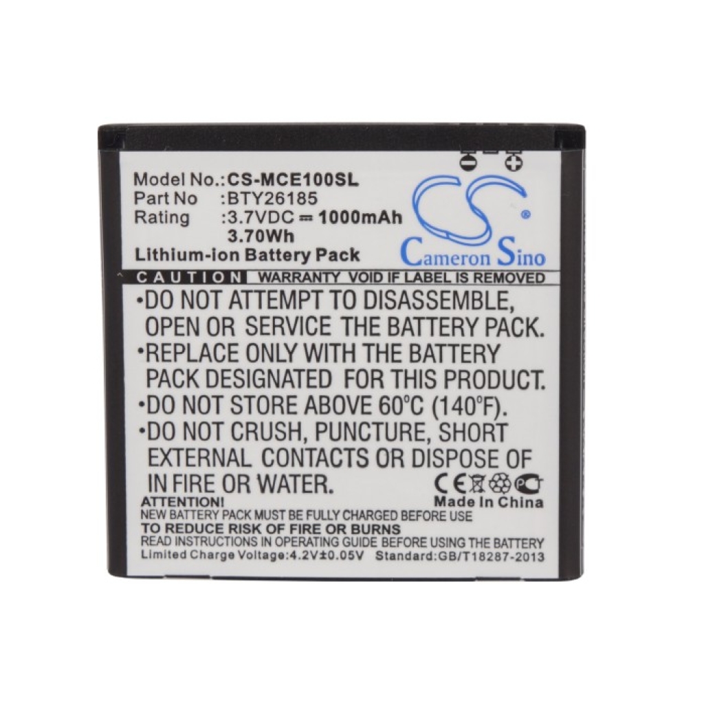 Battery Replaces BTY26185