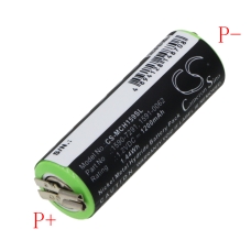 Remplacement de batterie compatible pour Moser 1590-7291,1591-0062,1591-0067