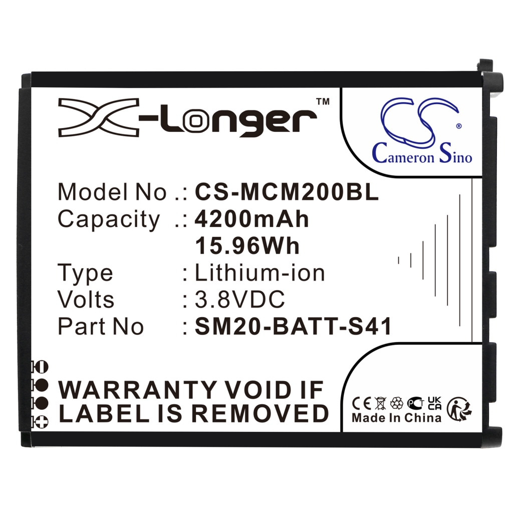 Code à barres, Scanner Batterie du scanner M3 Mobile CS-MCM200BL