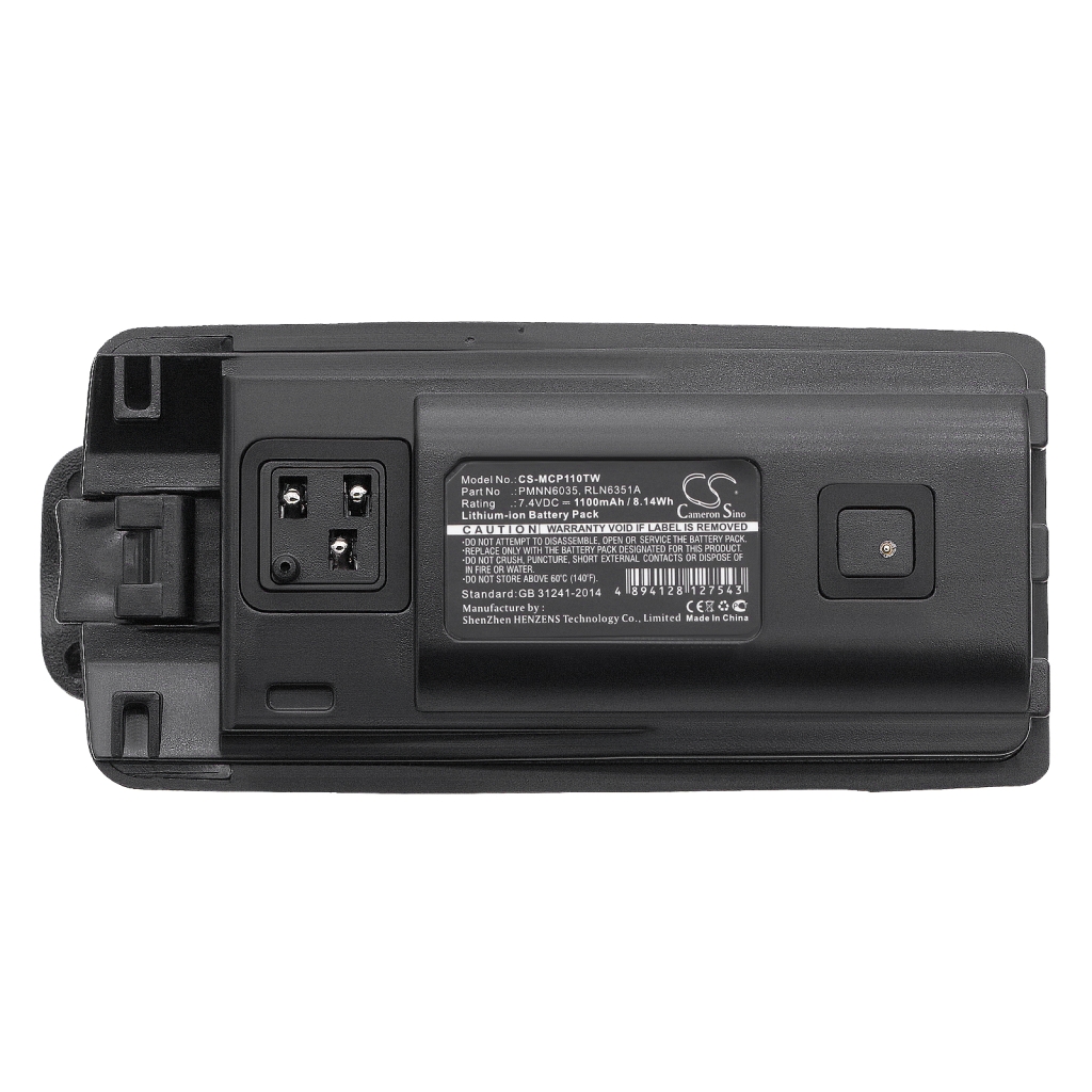 Batterie radio bidirectionnelle Motorola CS-MCP110TW