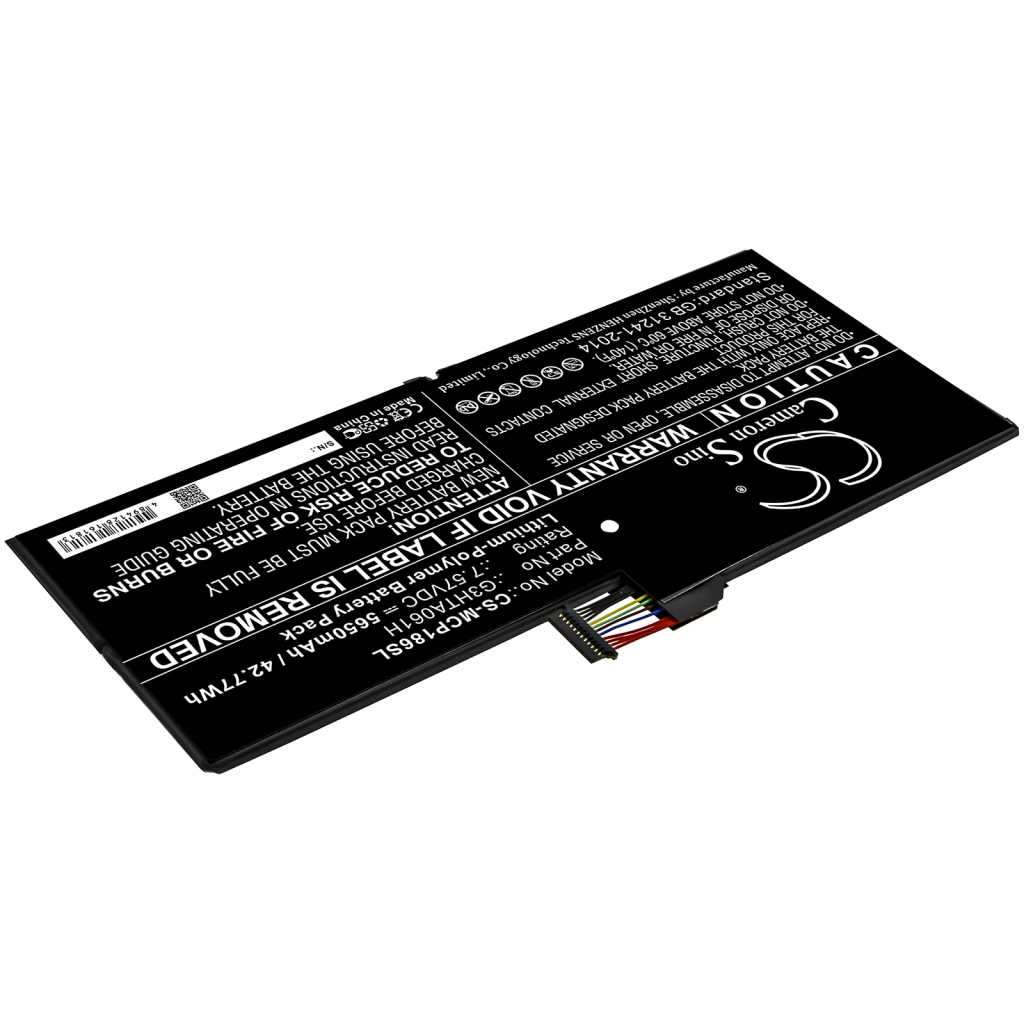 Tablette Batterie Microsoft CS-MCP186SL