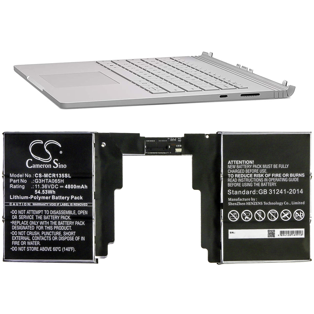 Tablette Batterie Microsoft CS-MCR135SL