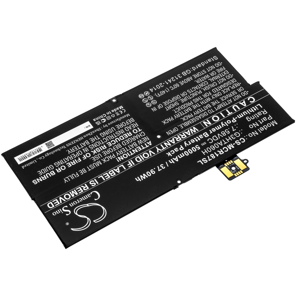 Tablette Batterie Microsoft CS-MCR187SL