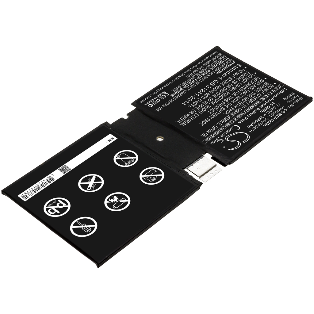 Tablette Batterie Microsoft CS-MCR192SL