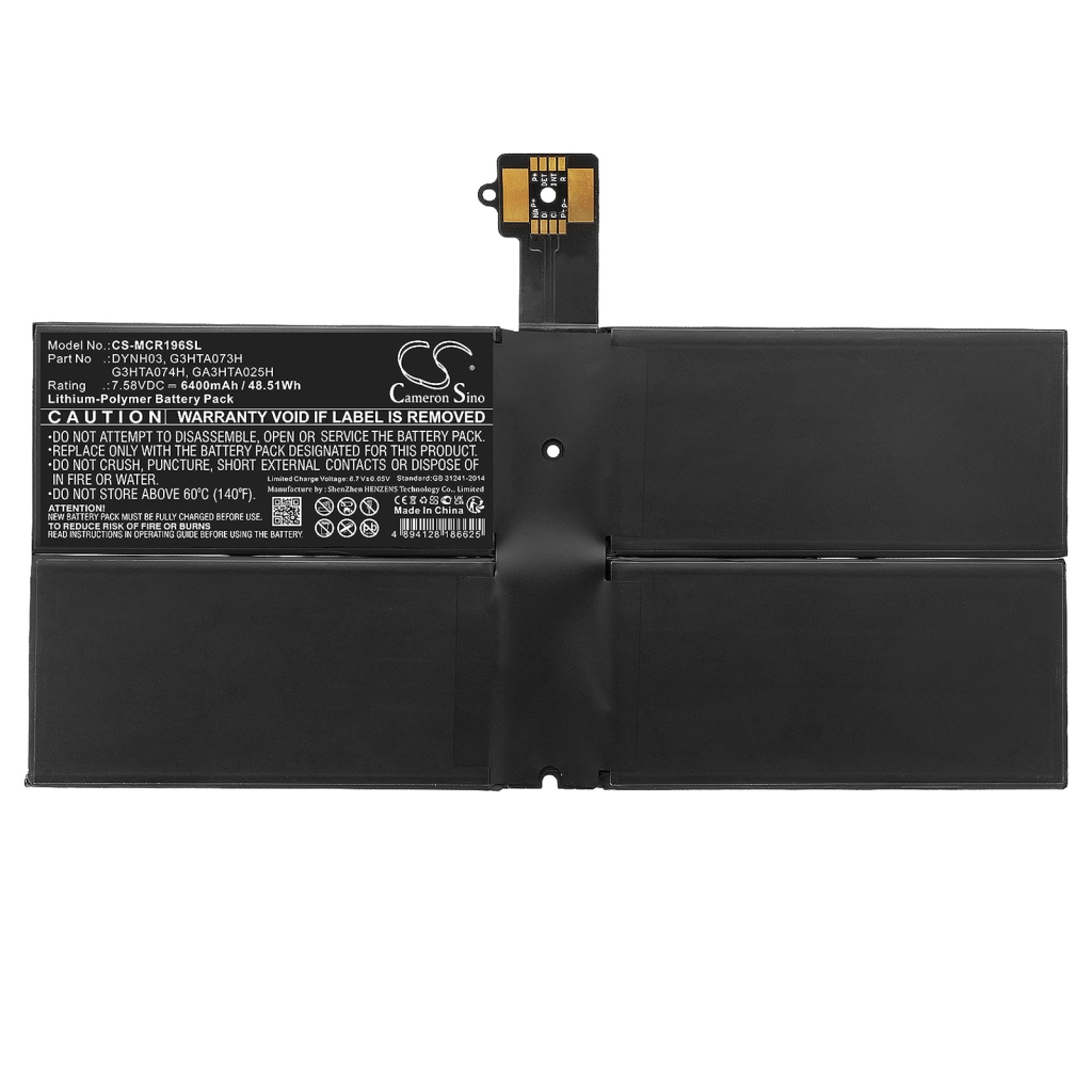 Tablette Batterie Microsoft CS-MCR196SL