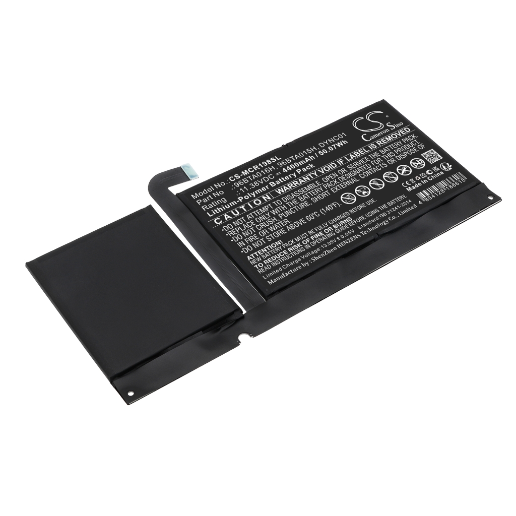 Tablette Batterie Microsoft CS-MCR198SL