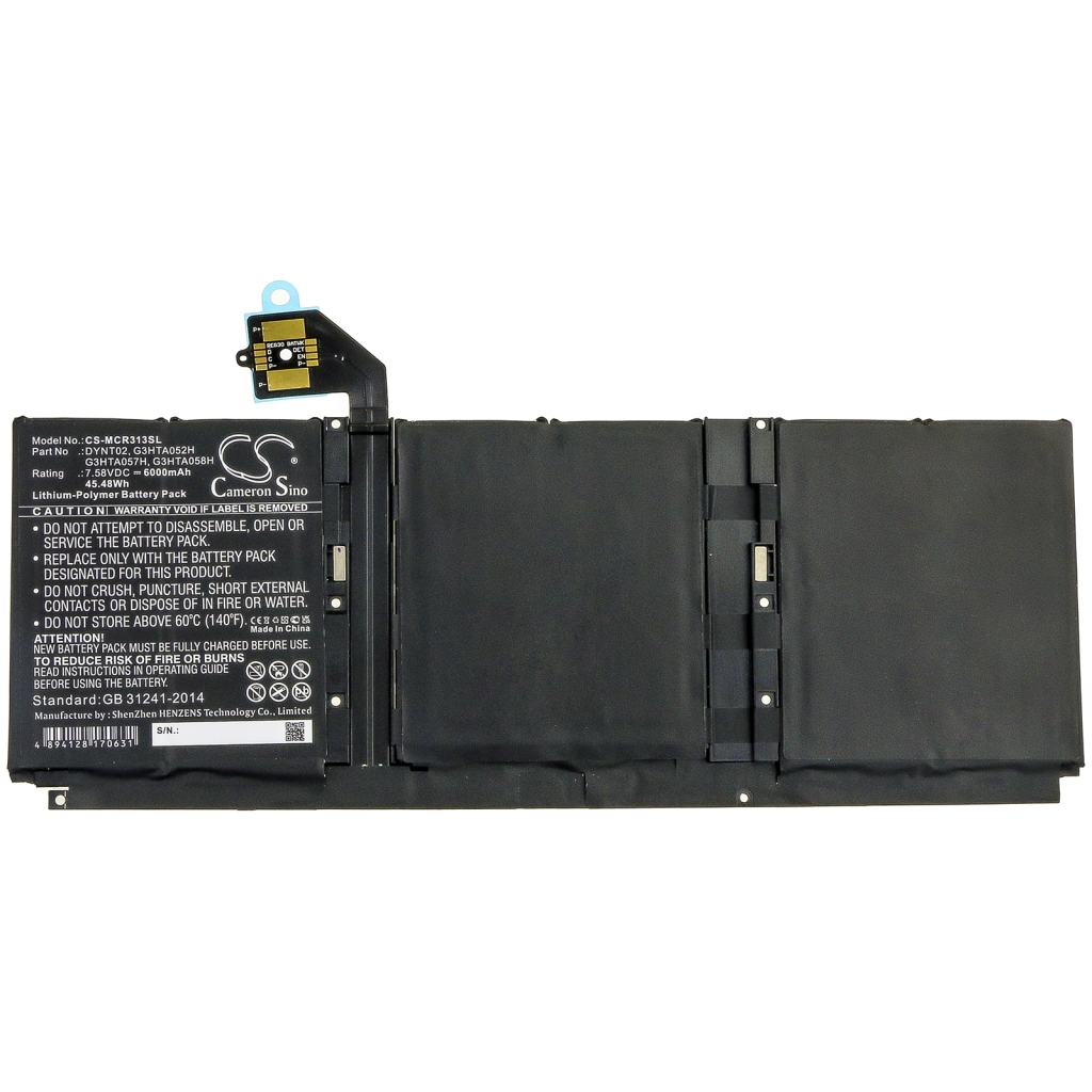 Tablette Batterie Microsoft CS-MCR313SL