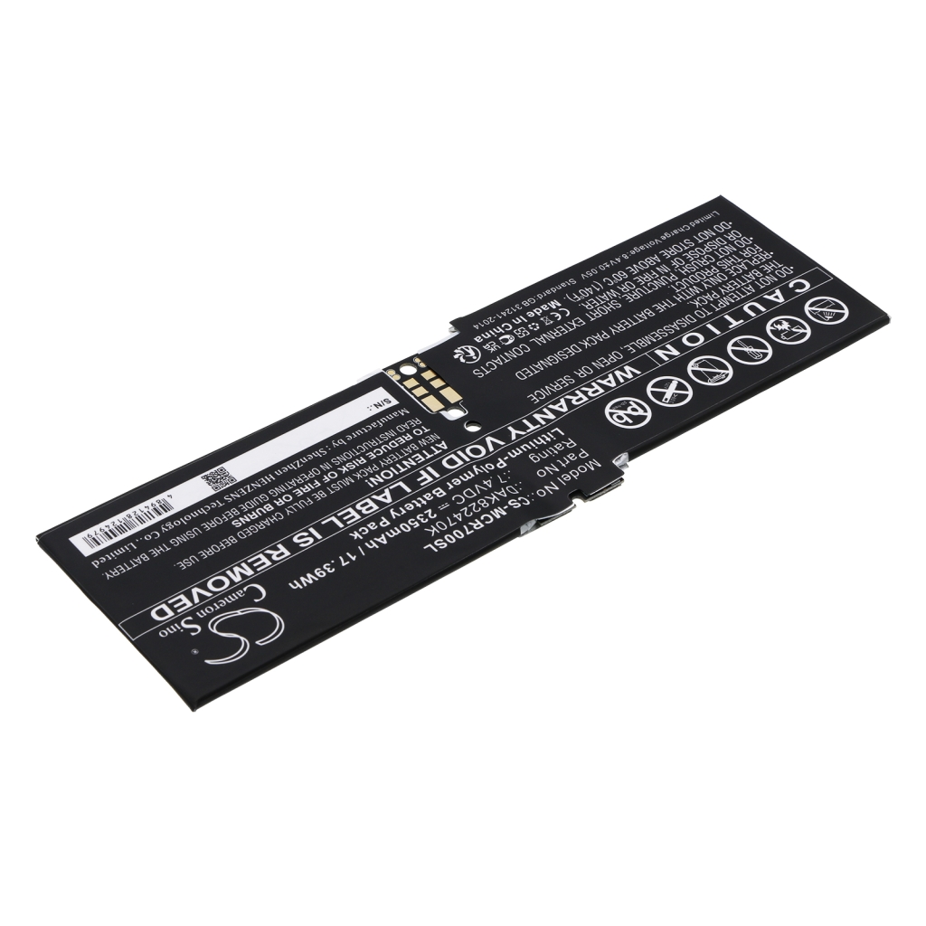 Tablette Batterie Microsoft CS-MCR700SL