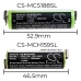 Battery Replaces 1590-7291