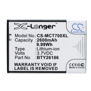 CS-MCT700XL<br />Batterie pour  remplace la batterie BTY26186