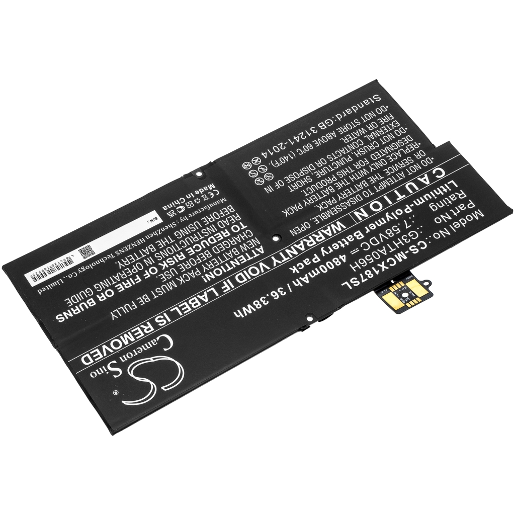 Compatible battery replacement for Microsoft G3HTA056H