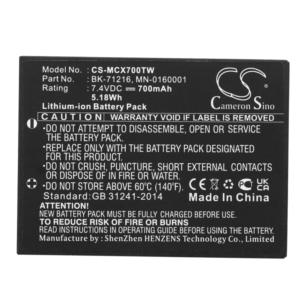 Batteries Remplace FT553444P-2S