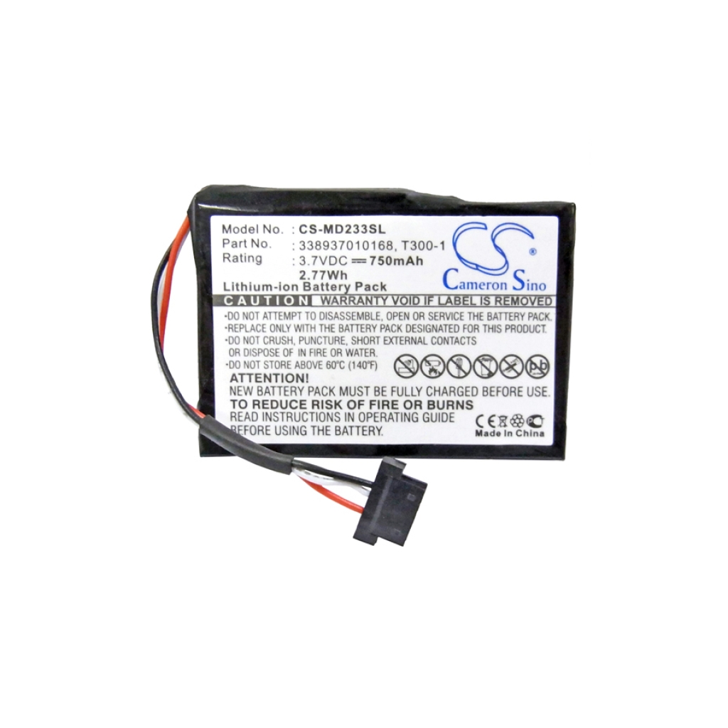 GPS, Batterie de navigation Medion CS-MD233SL