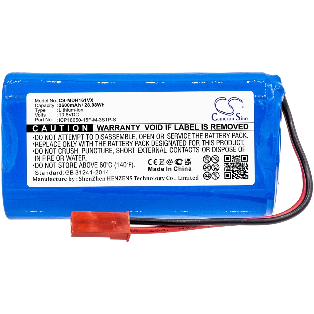 Batteries Remplace UR18650ZT-3S1P-S