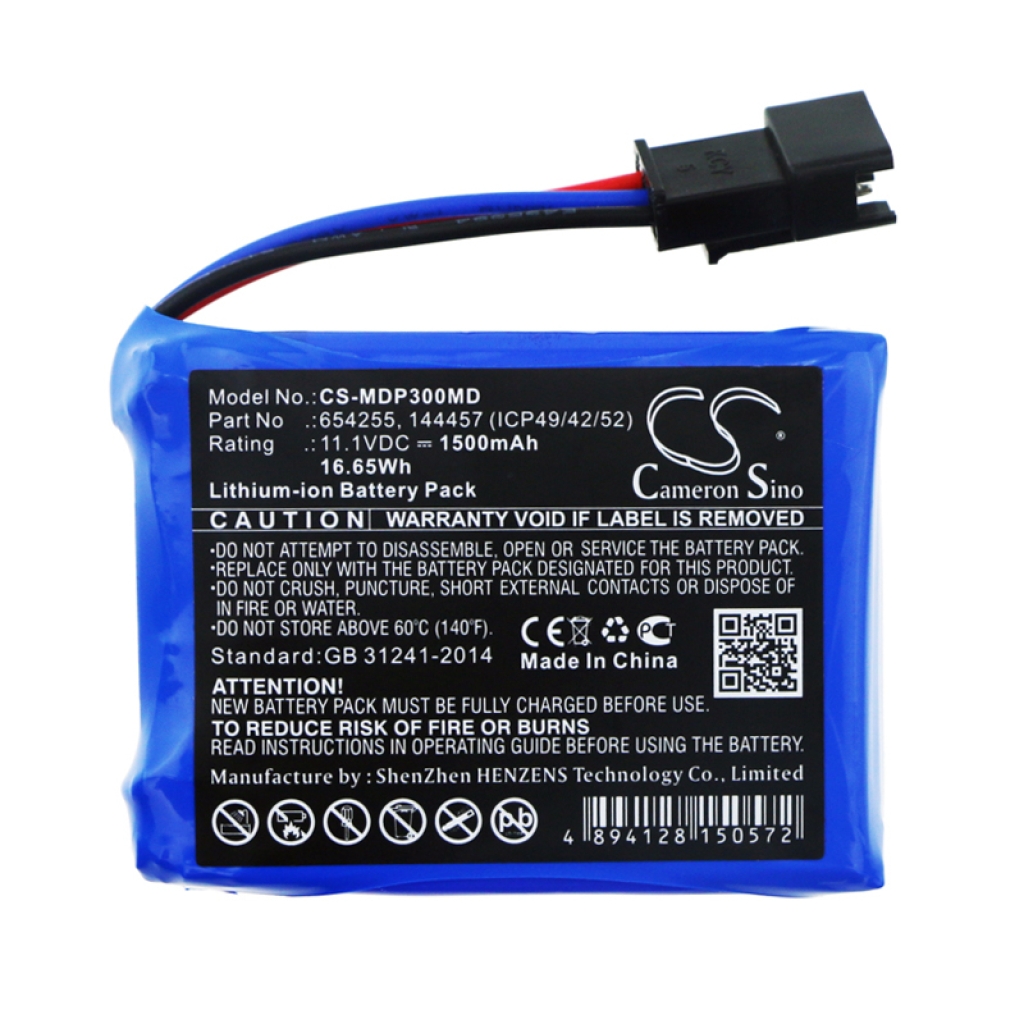 Battery Replaces 144457 (ICP49/42/52)