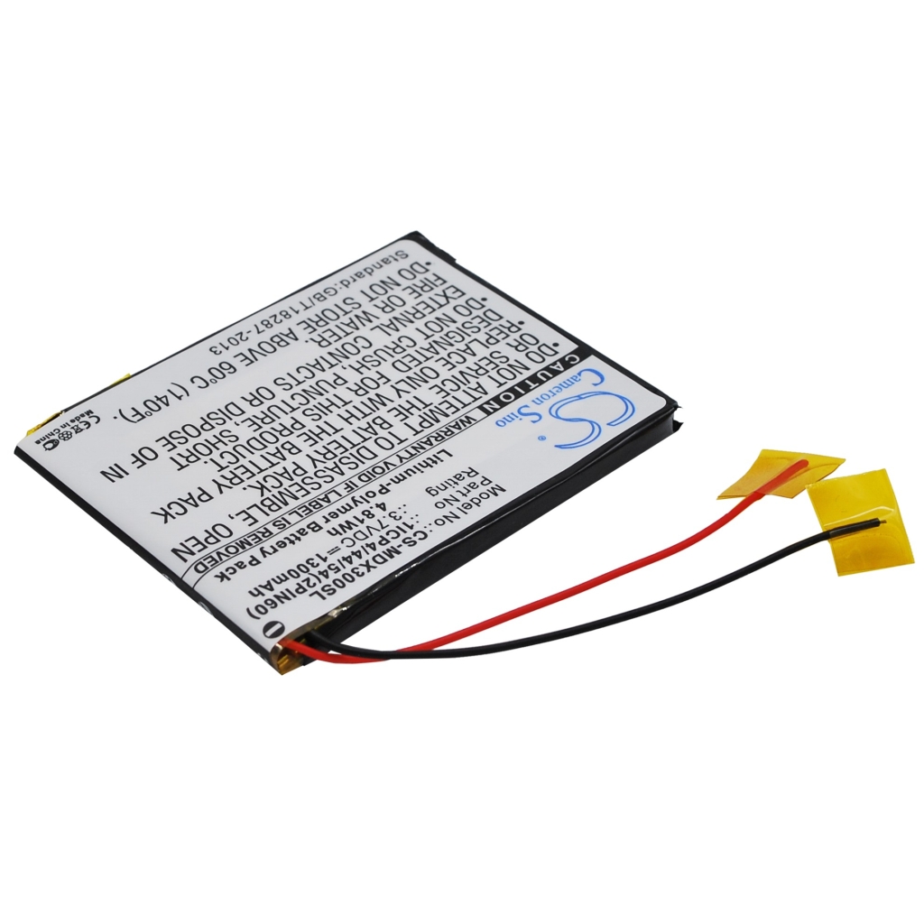 Compatible battery replacement for Modecom 1ICP4/44/54(2PIN60)