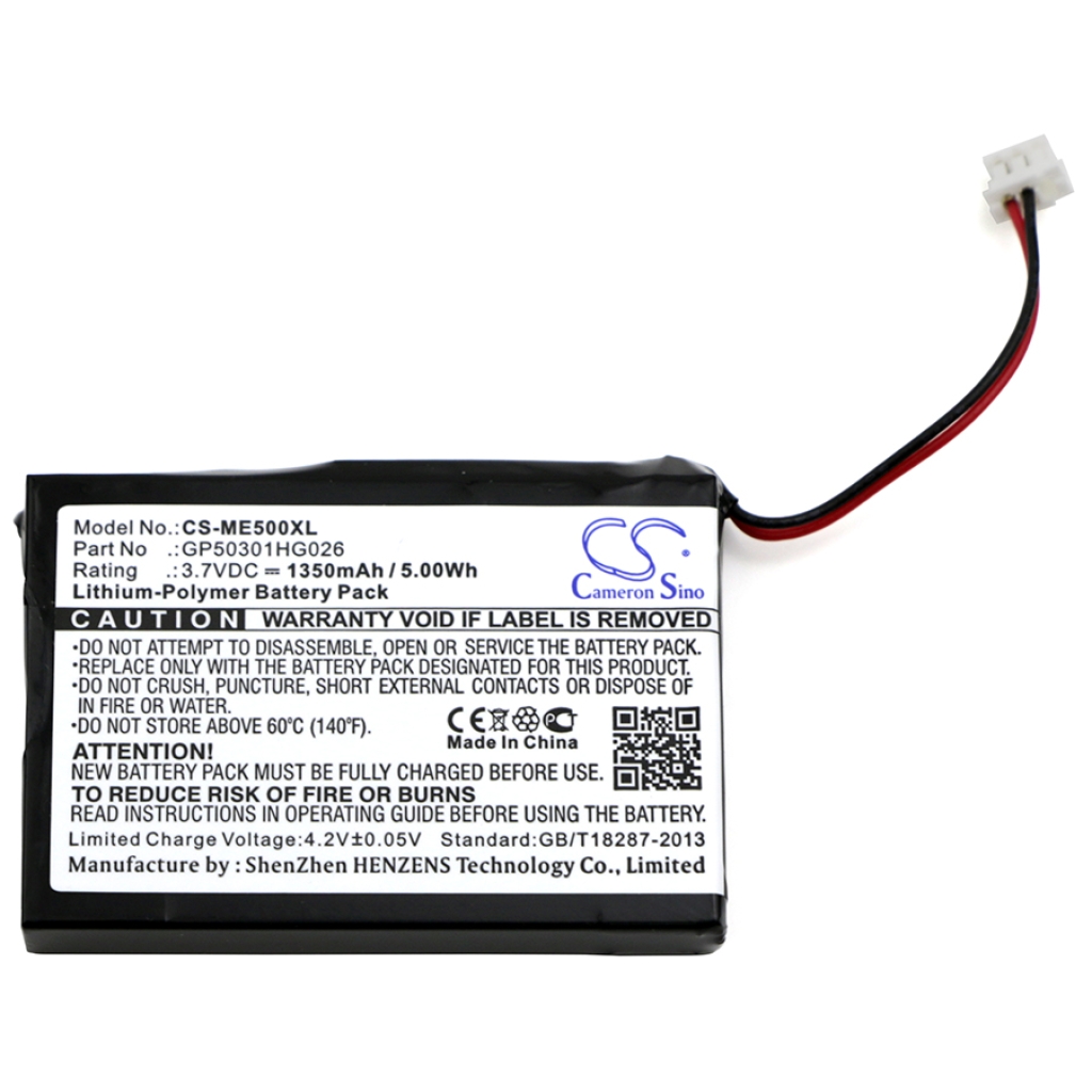 Compatible battery replacement for SkyGolf GP50301HG026