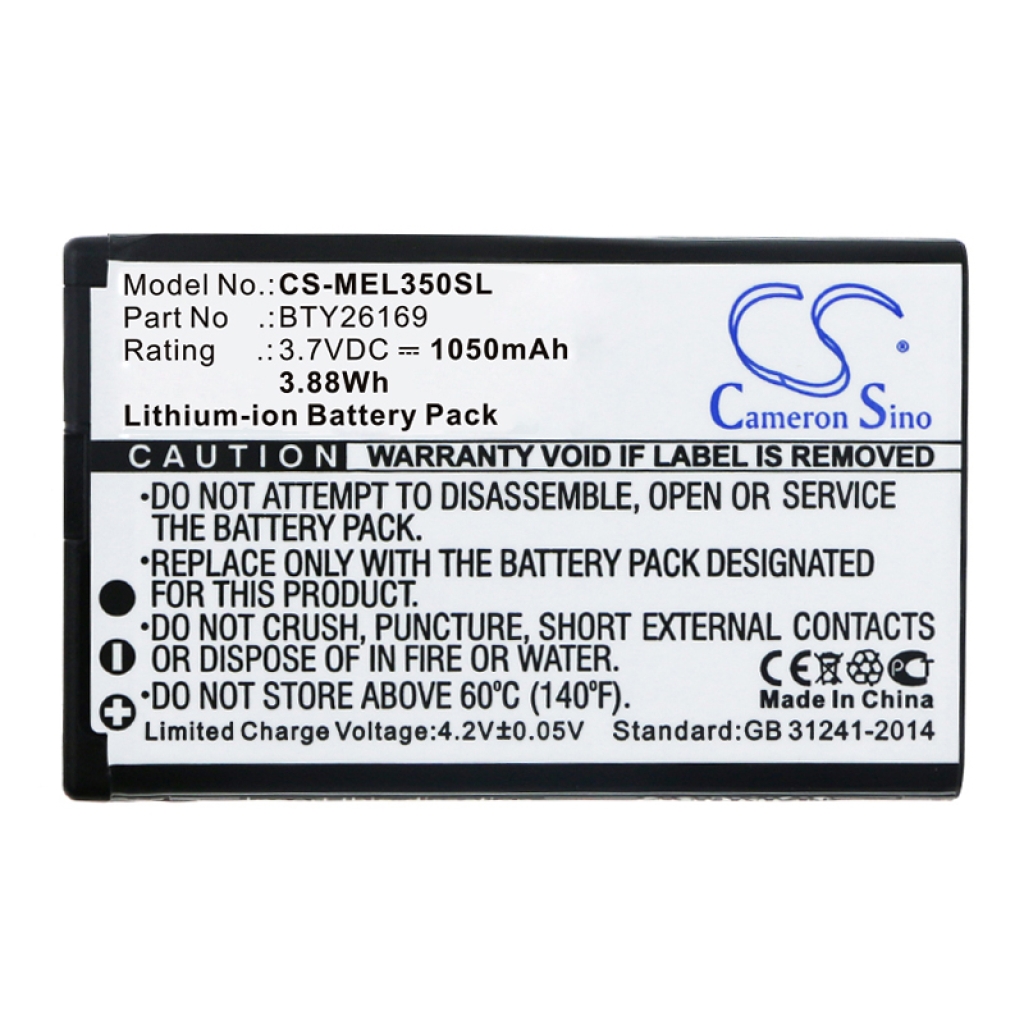 Battery Replaces BTY26169