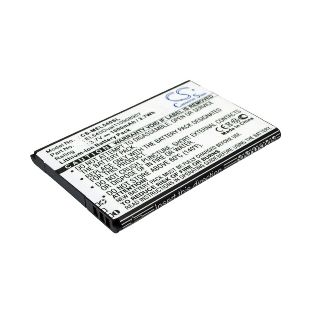 Battery Replaces EL540Dual110908907