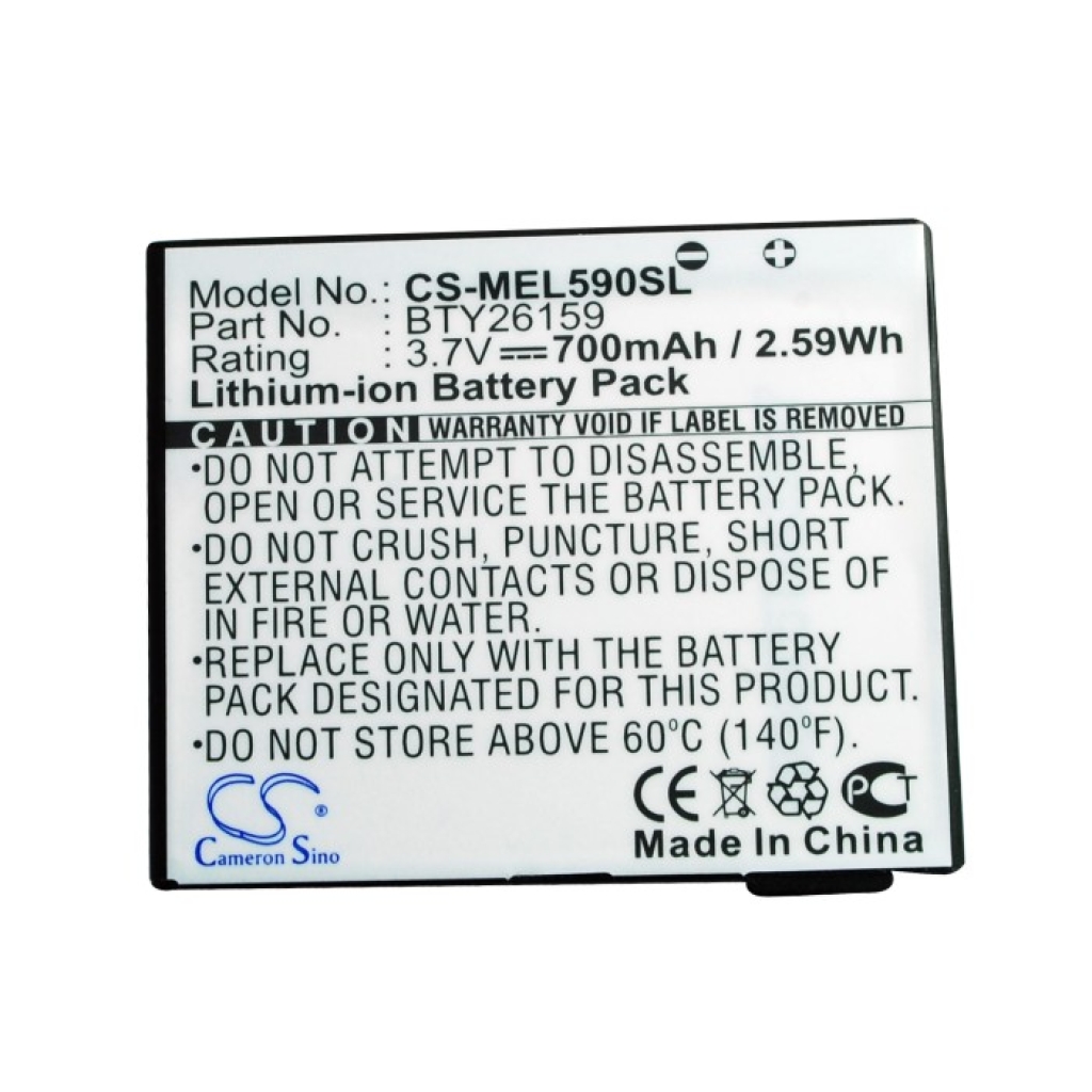 Battery Replaces BTY26159