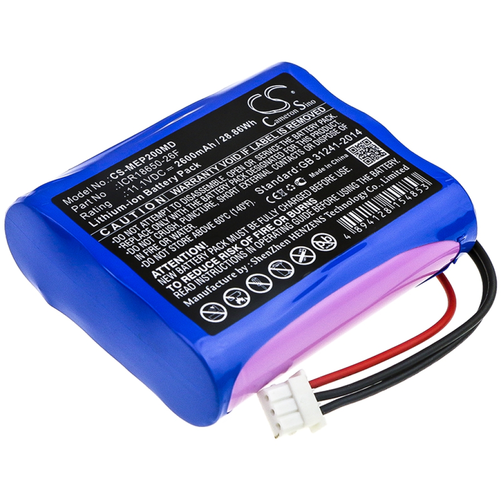 Battery Replaces ICR18650-26F