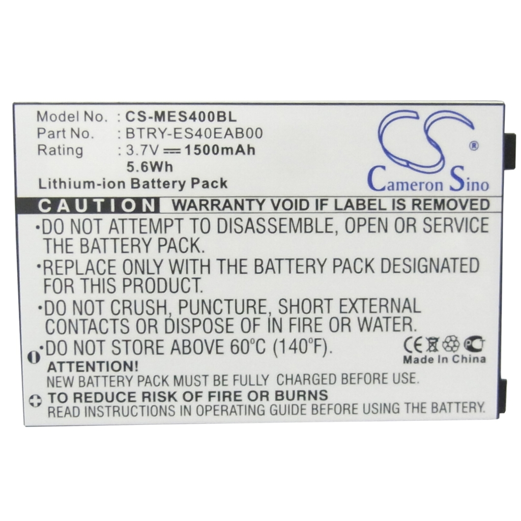 BarCode, Scanner Battery Symbol ES400