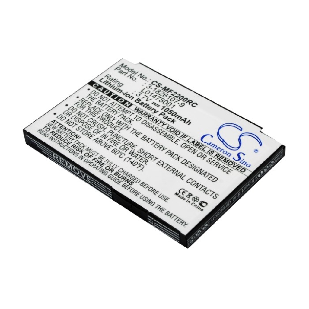 Battery Replaces 3-1826107-9