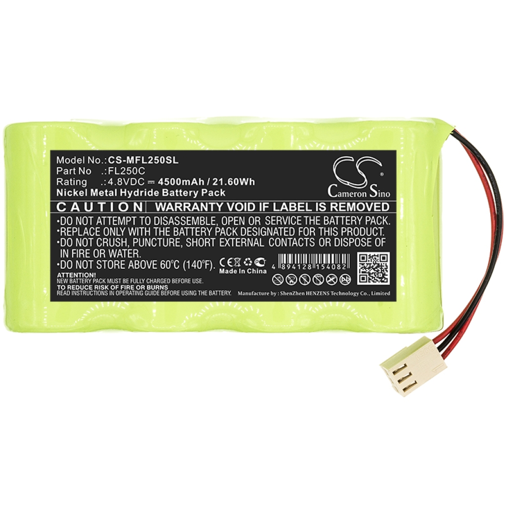 Compatible battery replacement for Metland FL250C